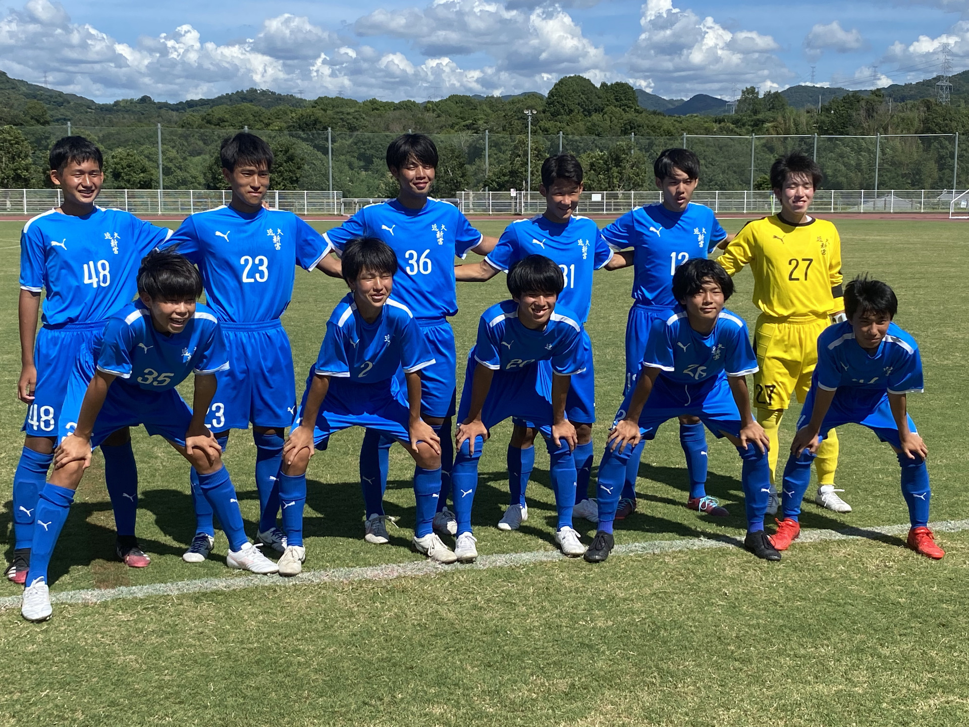 高校サッカー部フレッシュマンリーグで３戦3勝 8月2日と3日に紀の川市で行われた高1生のみの大会で3戦し 全勝しました 対和歌山工業戦2対0 対那賀高戦2対0 対海南高戦4対1と健闘しました 近大新宮最新情報